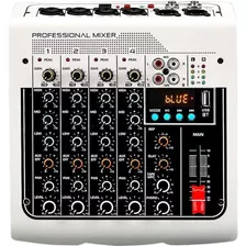 Consola Mixer 4 Canales + Bluetooth + Usb - Ross Mx400