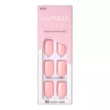 Uñas Kiss Impress Originales Instantáneas Importadas Color