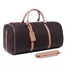 Bolsa Transversal Grande Feminina Mala Viagem Aero Bicolor