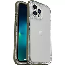 Funda Compatible iPhone 13 Pro Max Transparente Verde Bumper