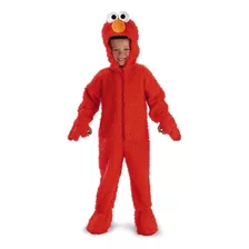 Sesame Street Elmo Deluxe Plush - Tamaño: 3t-4t , Rojo