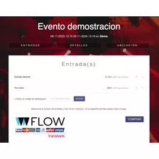 Software Plataforma De Venta De Entradas Y Gestión De Evento