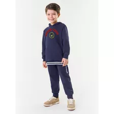Conjunto Infantil Blusão Com Calça Trick Nick Azul
