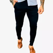 Calça Masculina Alfaiataria Skinny - Zip Off Promoção