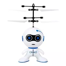 Robô Voador Brinquedo Infantil Voa De Verdade Mini Drone Cor Branco