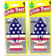 2 Little Trees Cheirinho Aromatizante P/carro Vanilla Eua 