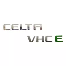 Kit Emblemas Da Tampa Traseira Celta + Vhc-e 