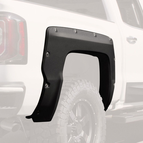 Juego Fender Flares Caja Corta Gmc Sierra 1500 2016-2018 Foto 5