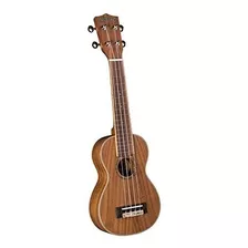 Hamano U-450 Deluxe Todo Traje De Ukelele Soprano De Acacia