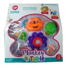 Mesa Didáctica Monkey Table Con Actividades Primera Infancia