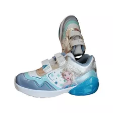 Tenis De Frozen Para Niña Con Luz Led 301500 Tenis Con Imagi