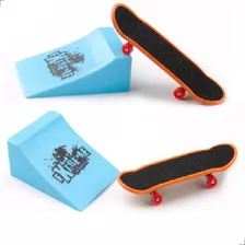 Skate De Dedo Com Rampa Kit Radical Miniatura Manobras