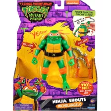 Figura Con Sonido Michelangelo Tortugas Ninja Mutant Mayhem