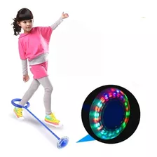 Pelota Cuerda Salto Con Luz Led Colores Divertidos