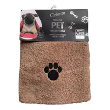 Toalha Pet Para Banho Gatos E Cães Alta Absorção Microfibra 