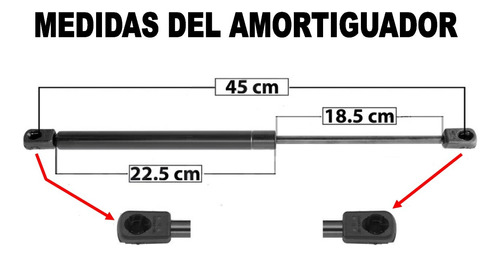 01-08 Ford Ka Amortiguadores Hidraulicos Para Cajuela (par)  Foto 2