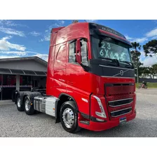 Volvo Fh 540 Vermelho 6x4 Pac Ec 2023 Cab Globetrotter Fh540