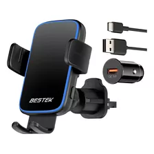 Bestek - Cargador Inalambrico Para Automovil, 15 W, Carga Ra