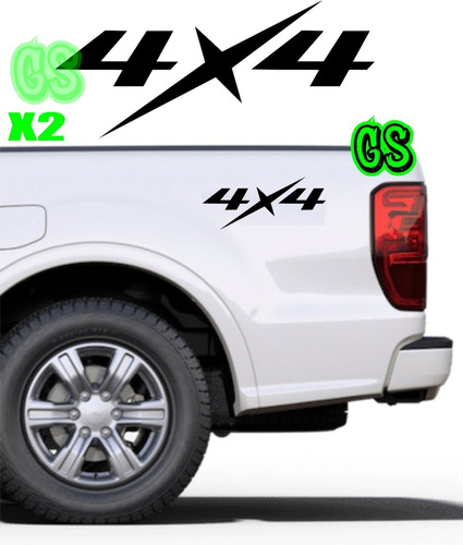 Emblema Adhesivo Pickup Chevrolet Dmax Sticker 4x4 15-19 Foto 2