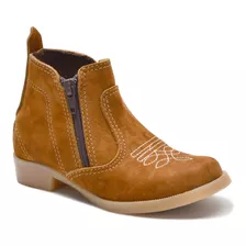 Bota Botina Infantil Masculina E Feminina Country Couro Luxo