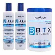 Kit Btx Organico Plancton Sem Formol Shampoo Condicionador