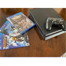 Ps4 Slim 500gb Usada +3 Juegos +2 Controles