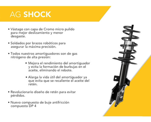 Ag Shock Amortiguador Delantero Dodge Neon 17-20 Foto 3