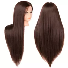 Cabeça De Boneca Mista 60% Cabelo Humano Para Cabeleireiro 