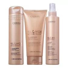 Cadiveu Blonde Reconstructor Kit 3 Produtos Home Care