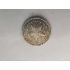 Moneda Cuba 10 Centavos 1920 Plata 0.9 (x1209