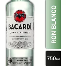 Ron Bacardi Carta Blanca 750cc 1 Unidad