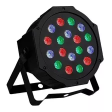 Par Led Lights 3wx18 Rgb Dmx Negro Escenario