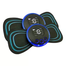 Kit 2 Mini Massageadores Musculares Ems Elétrico Portátil 