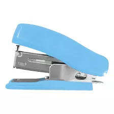 Mini Grampeador 15 Fls Blister 500 Grampos 26/6 Keep Ei165 Cor Azul