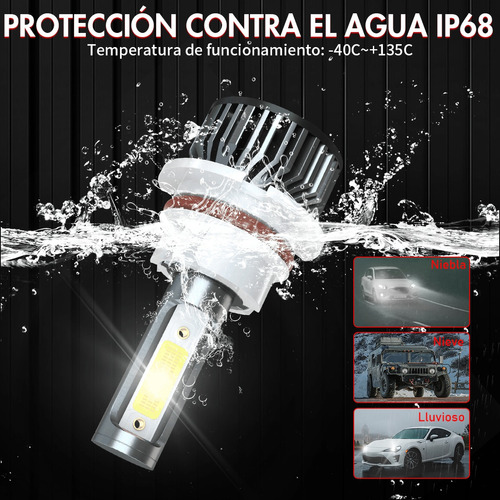 24000lm Faro Led Y Antiniebla Para Nissan Frontier 2005-2020 Foto 2