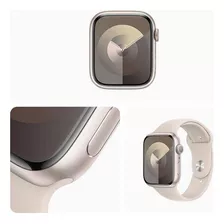 Apple Watch Series 9 45mm Starlight Pulseira Sm Esportiva