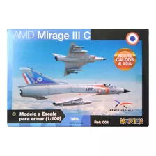 Amd Mirage Iii C Maqueta Para Armar De Avión (1/100) Modelex