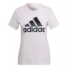 Camiseta adidas Logo Feminino - Rosa