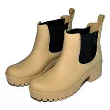 Botas De Lluvia Roccia Dama Beige Rcc400be