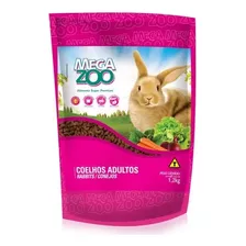 Ração Megazoo Extrusada Coelhos Ornamentais 1,2kg