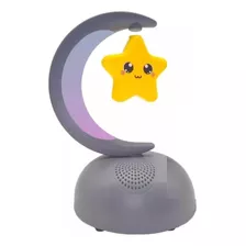 Lampara Bocina Bluetooth Luces Led Luna Recargable Infantil