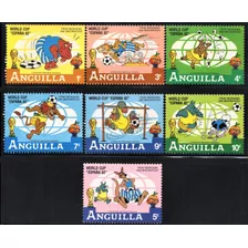 Disney Mundial España 82 Estampillas De Anguila