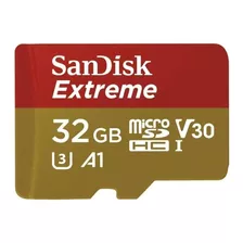 Cartão Sandisk Sdsqxaf-032g-gn6ma Extreme Com Adapta Sd 32g