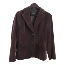 Blazer Max Mara Weekend Pana Color Chocolate Talle M Autenti