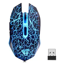 Vegcoo C10 Mouse Inalámbrico Para Juegos Ratones Ópticos Sil