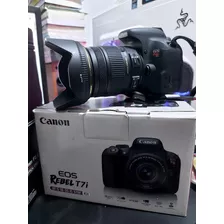  Canon T7i + Lente 17-50 + Carreg Com 2 Baterias + Cartão256