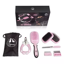 Professional Pet Grooming Kit For Cats And Dogs (pink)