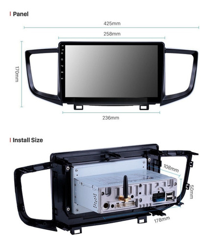 Android Honda Pilot 2016-2022 Gps Touch Radio Bluetooth Usb Foto 9