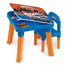 Mesa Com Cadeira Infantil Hot Wheels 6927-0 Fun