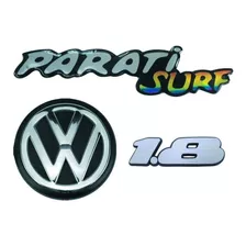 Kit Emblemas Parati Surf 1.8 + Vw Traseiro Parati Surf 94/95